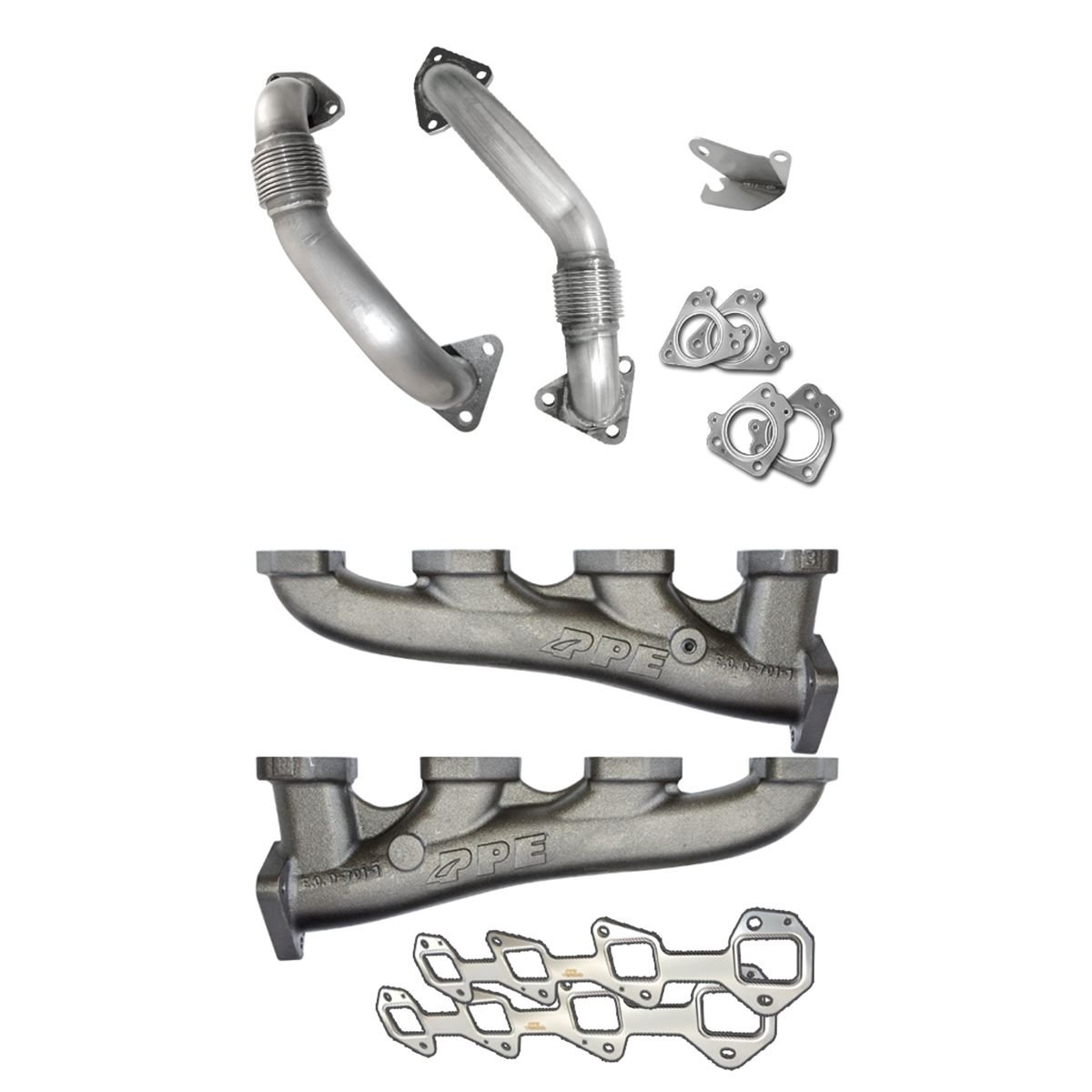 PPE High Flow Exhaust Manifolds and Up-Pipes (Manifolds Feature