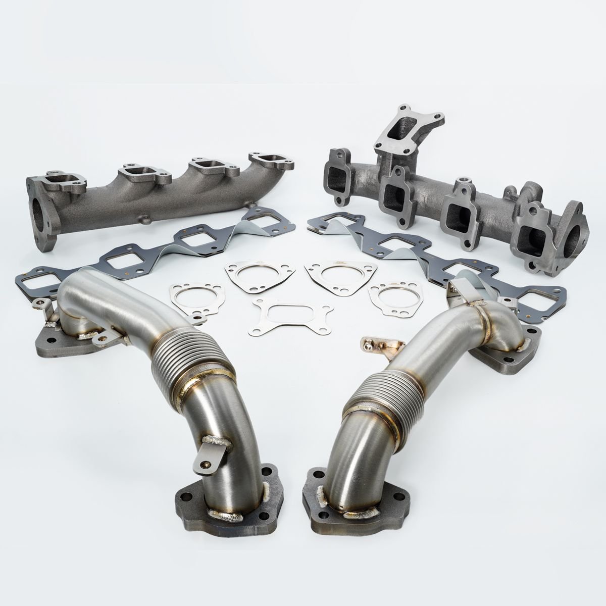 PPE High Flow Exhaust Manifolds and UpPipes (Manifolds Feature Black