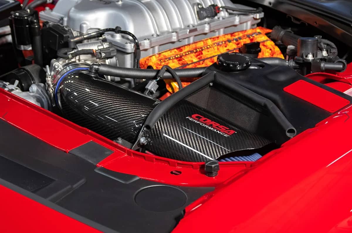 Corsa 44004D Carbon Fiber Air Intake with DryTech 3D Filter For 2017