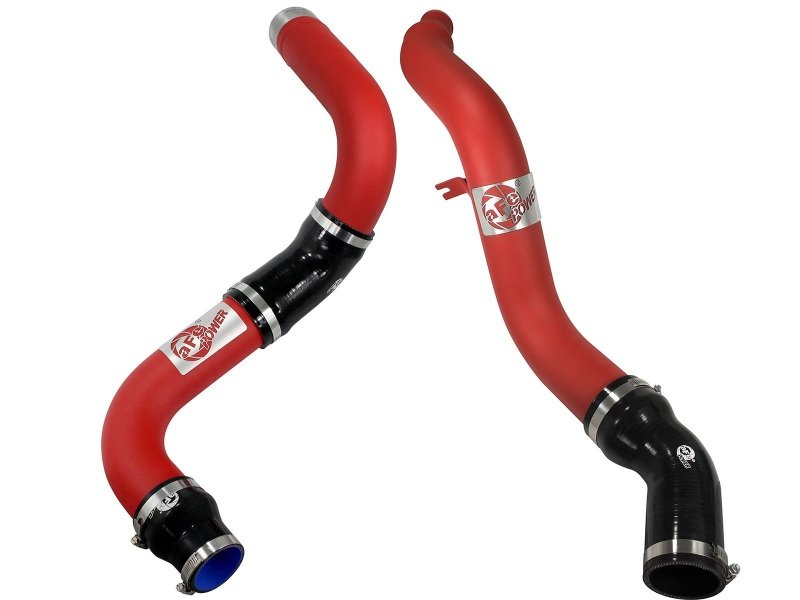 aFe 46-20134-R BladeRunner 3 IN Aluminum Hot and Cold Charge Pipe Kit Red main image 0
