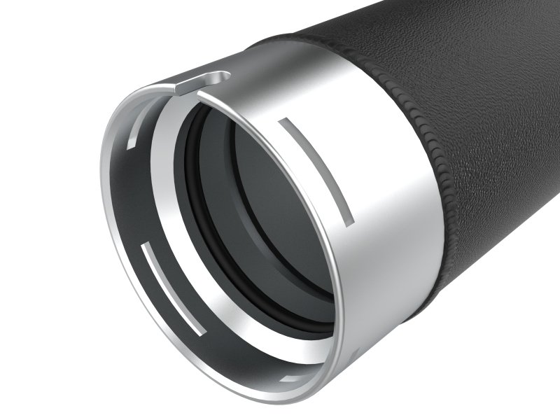 AFE 46-20684-B BladeRunner Aluminum Hot and Cold Charge Pipe Kit Black ...