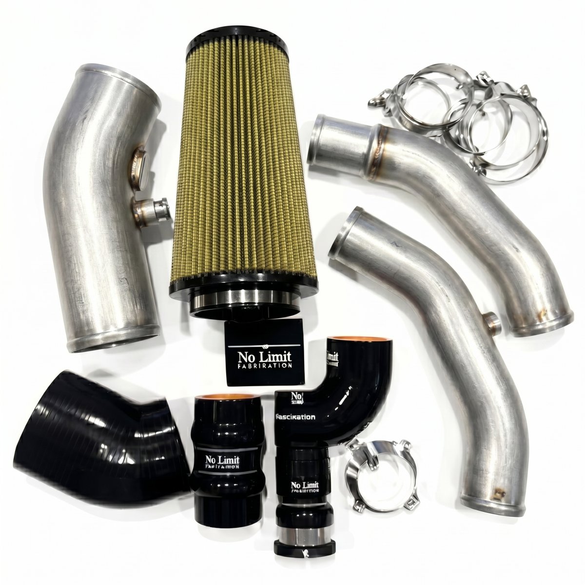 No Limit Fabrication Raw High Flow Bundle Kit With Pro Guard 7 Filter ...