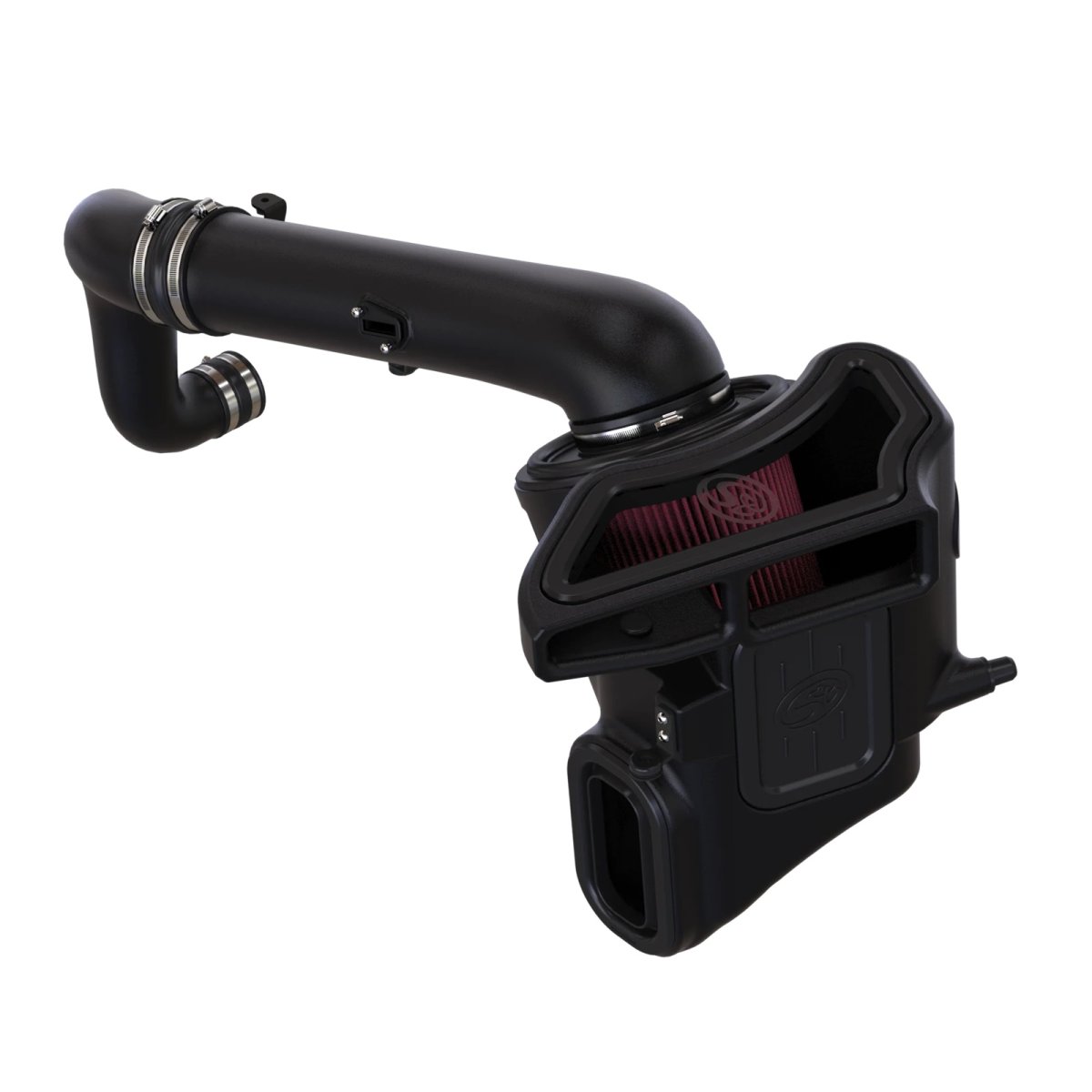 Rudy's Black Cold Air Intake Kit With Oiled S&B Filter & Wrap For 2008-2010 Ford 6.4L Powerstroke